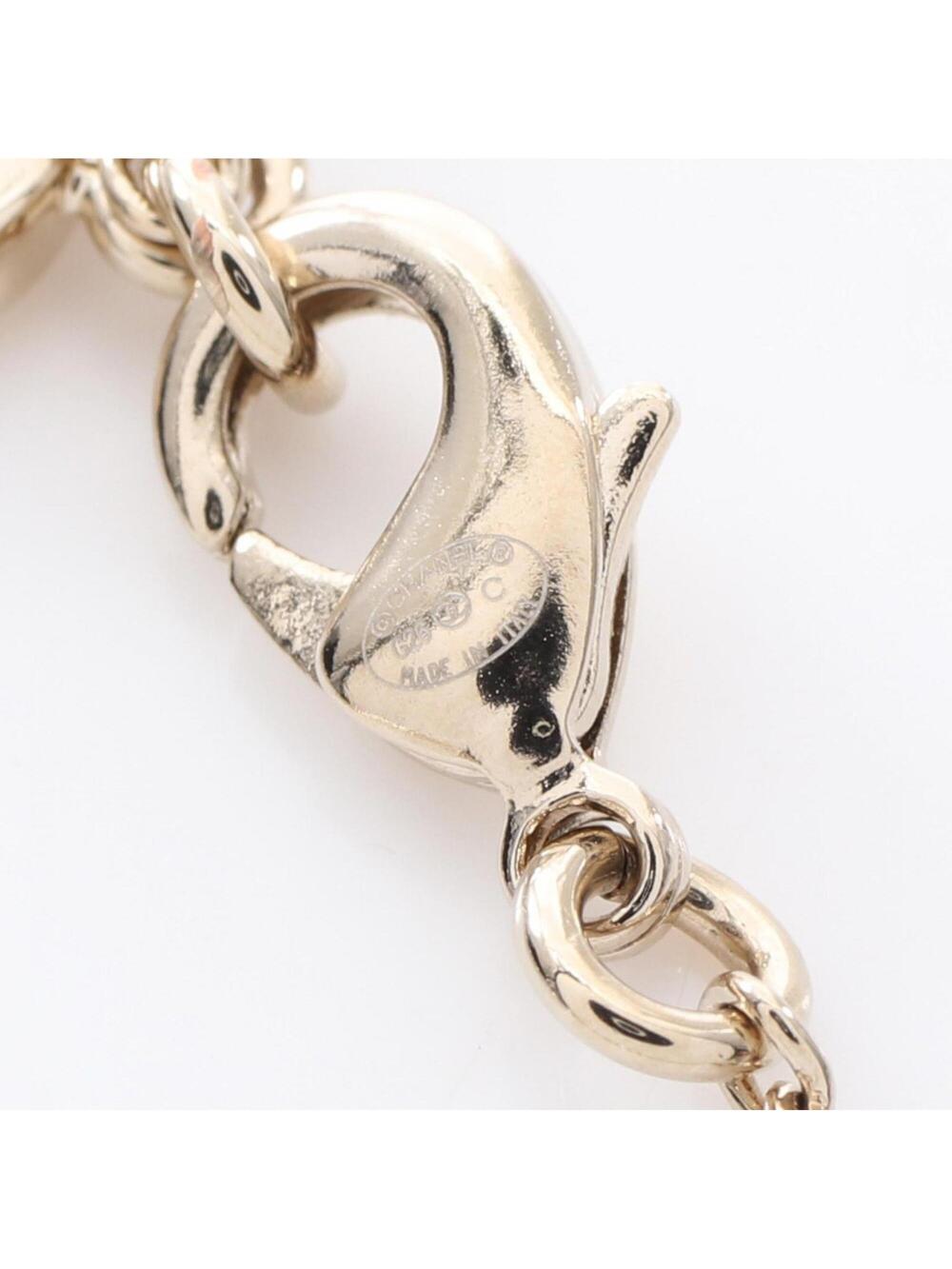 Chanel Cc Logo Pendant Necklace Metal #275898C14B - Picture 6 of 7